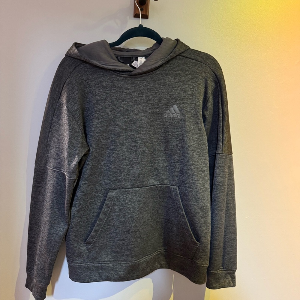 Adidas Charcoal Pullover Hoodie